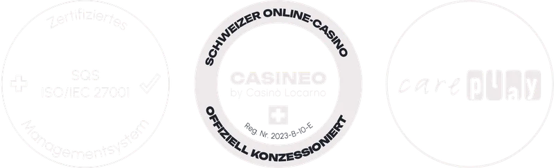 Casineo: Schweizer Konzession, ISO 27001 und Careplay